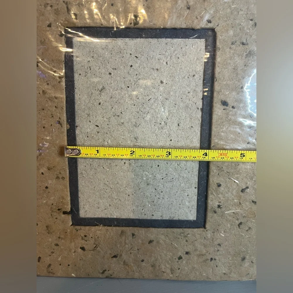 Handmade Natural Fiber Paper Table Top Photo Frame Mixed Media Paper EcoFriendly